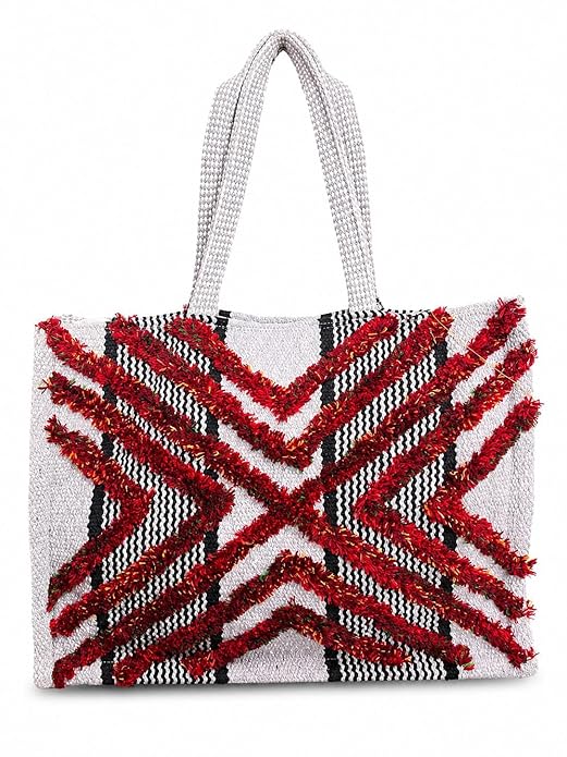 Jayden Handlooms Box  bag | Stylish Casual Shoulder Bag Red