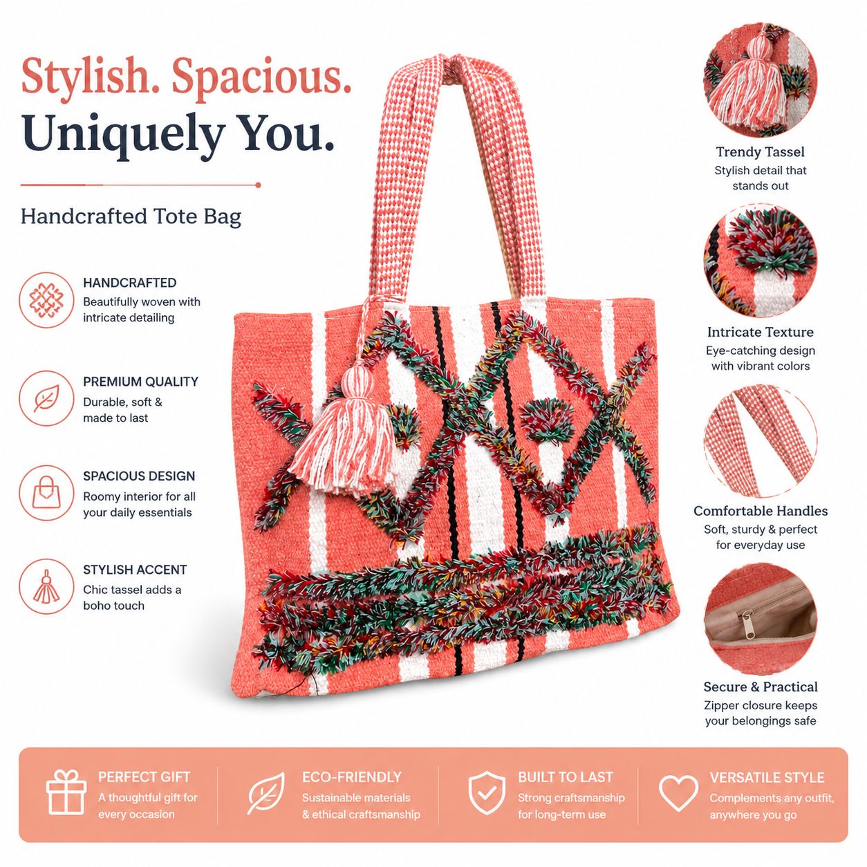 Jayden Handlooms Box  bag | Stylish Casual Shoulder Bag