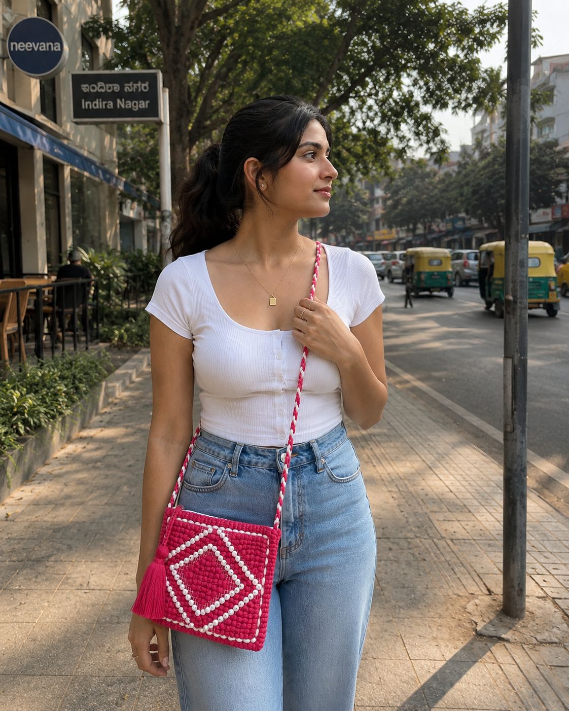 Women’s Shoulder & Sling Bag with Zipper Closure
