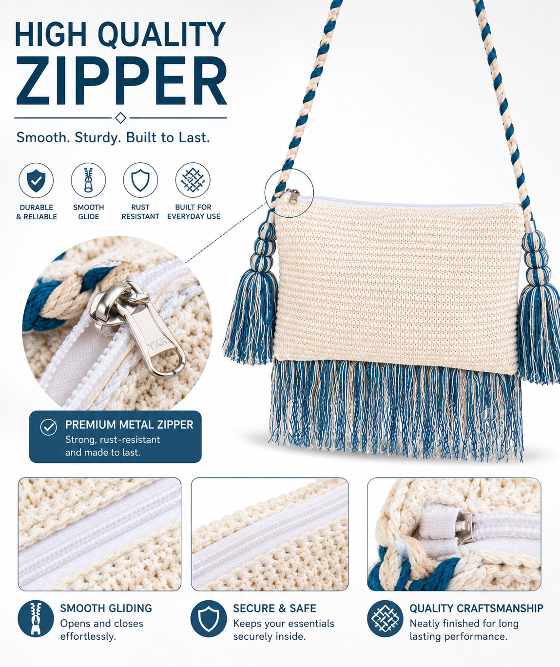Classic Crossbody Sling Bag for Women