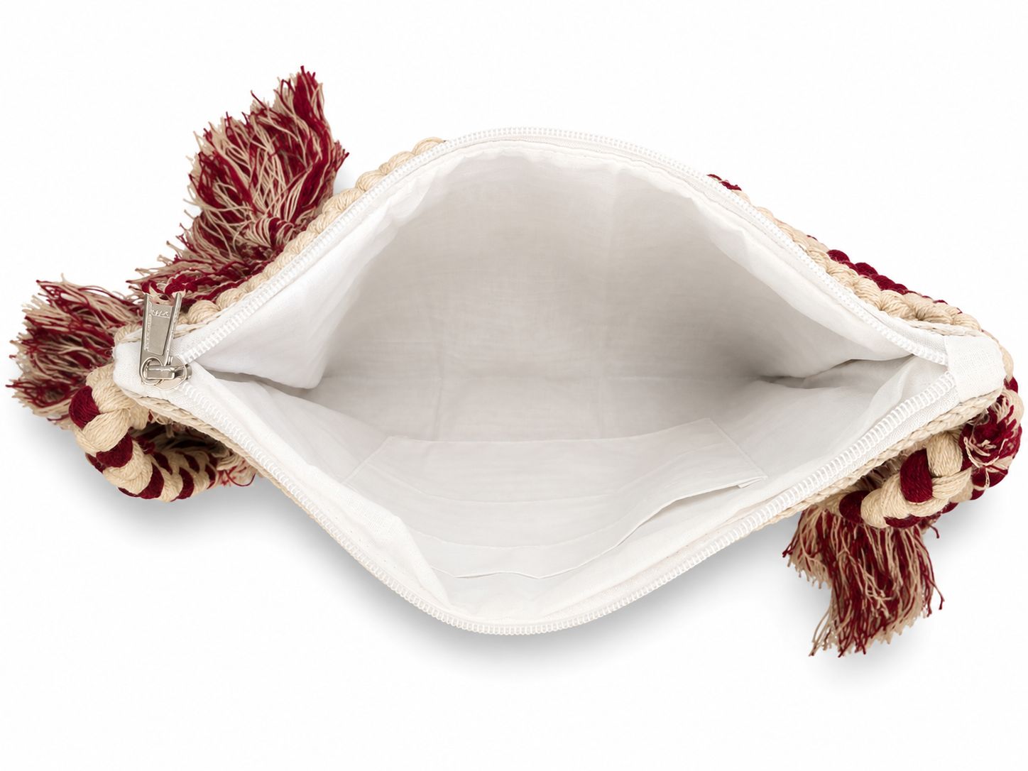 Women Maroon Zip Top Sling Bag