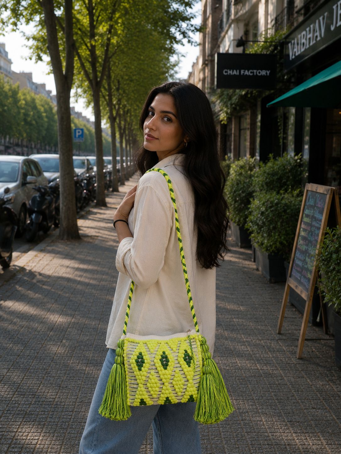 LemonGreen Sling Bag for Women Crossbody Shoulder Bags